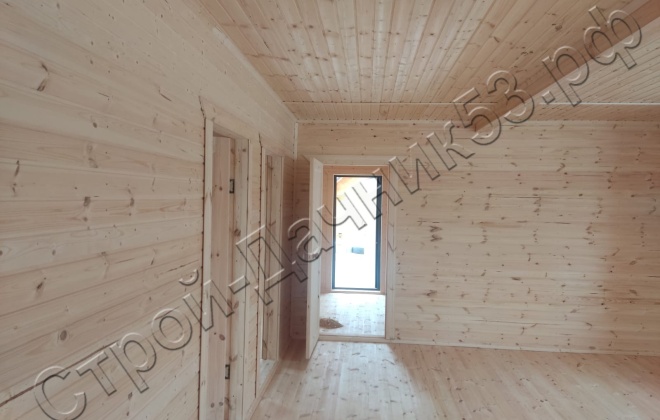 4 Каркасно-щитовой дом Д-6, 12х7.5м, 90  М², Московская область, Лотошинский район, деревня Макарово. (11)